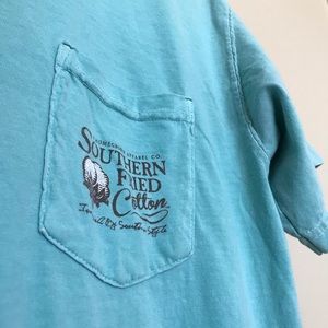 SOUTHERN FRIED COTTON fishing pocket t shirt